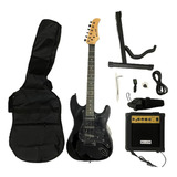 Guitarra Electrica Bellator Paquete Completo Tipo Stratocast