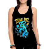 Regata Blink 182 Show Brasil Camiseta Feminina Camisa M7