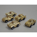 Micromachines Galoob Colección Corvette Gold Micro Machines 