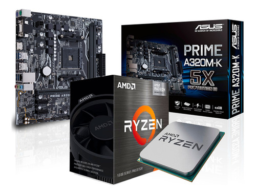 Combo Actualizacion Pc Amd Ryzen 5 5600g Mother Micro Gamer