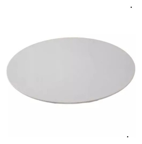 Bandeja Giratória 70cm Para Mesa De Sobrepor Laca Off White 