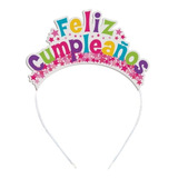 Diadema Tiara Feliz Cumpleaños X 4 - Sempertex