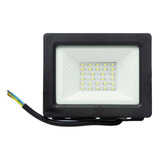 Reflector Led 30w Luz Blanca Fria Exterior Ip65 Sica Color De La Carcasa Negro Color De La Luz Blanco Frío