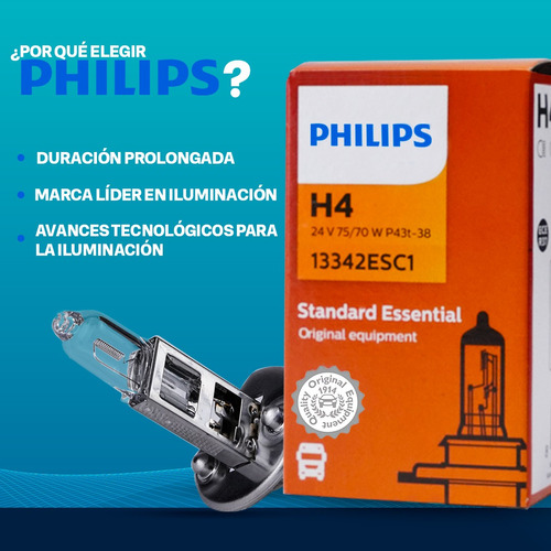 Bombillo Philips 12336c1 H3 12v 55w Para Autos Y Motos Foto 9