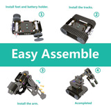 Adeept Rasptank-pro Robot Car Kit Para Raspberry Pi 4 3b 3b