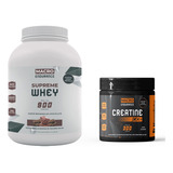 Combo Whey Protein Supreme Brownie 900g + Creatina Dex+ 300g