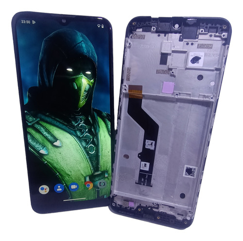 Display L C D Ips Original Motorola Moto E7 Plus Con Marco 