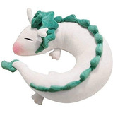 Animado Cuello Lindo Dragón Blanco Almohada En Forma D...