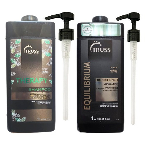 Truss Therapy Shampoo 1l E Condicionador  Equilibrium 1l