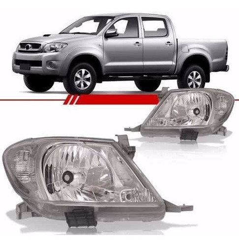 Par De Opticas Toyota Hilux 2009-2010-2011