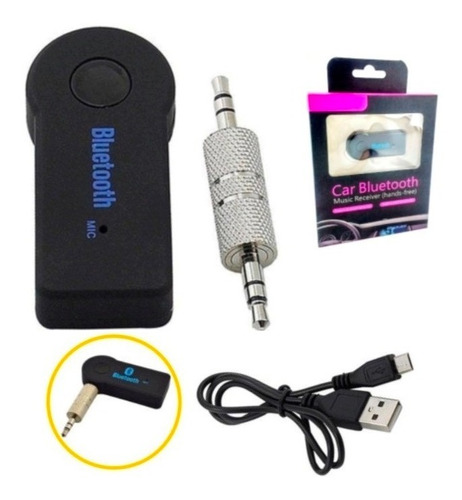 Kit 10 Adaptador P2 Bluetooth Som Wireless Pra Carro Atacado