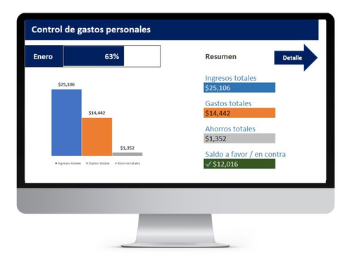 Plantilla De Excel Para Control De Gastos