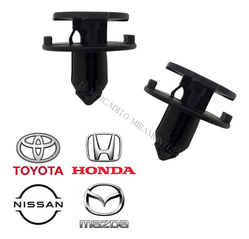 20 Grapas Automotrices P/ Tolva Nissan Honda Toyota Original