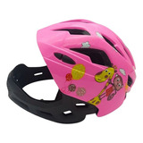 Casco Bicicleta Niño(a) Con Luz Ajustable Unisex Con Diseño