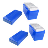 2 Cajas Cuadradas De Plástico Con Capacidad Para 10 Monedas