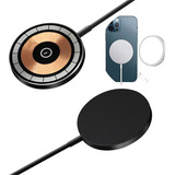 Carregador Por Indução Magnético 15w Para iPhone/ Samsung