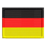 Patch Bordado Bandeira Da Alemanha 7 Cm X 5 Cm