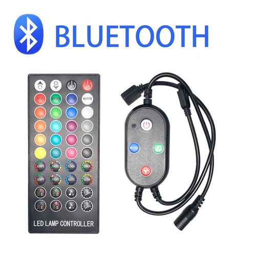 Controladora Rgb App Bluetooth 12v Audioritmica 40 Teclas 