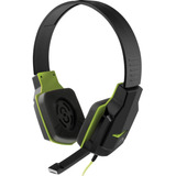 Fone De Ouvido Headset Gamer Verde Controle De Volume Ph146