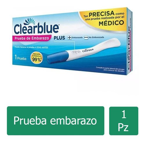 Clearblue - Prueba Embarazo Plus Caja Con Una Prueba