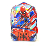 Mochila Hombre Araña Spiderman 3d  Espalda Grande 17  Wabro