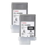 Canon Pfi-2x 102mbk Pigmento Negro Mate Depósito De Tinta Pa