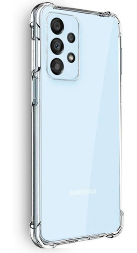 Funda Antigolpes Transparente Para Samsung + Vidrio 