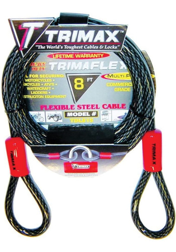 Cable Multiuso Trimaflex Dual Loop 8' Lx 15mm Tdl81...