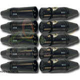 Kit 10 Conectores Cannon/xlr (macho/femea) Similar Neutrik P