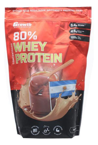 Whey Protein Concentrado Growth 1kg Proteina Doce De Leite