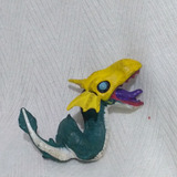 Miniatura Seadramon Digimon Aquático Verde E Amarelo 5cm