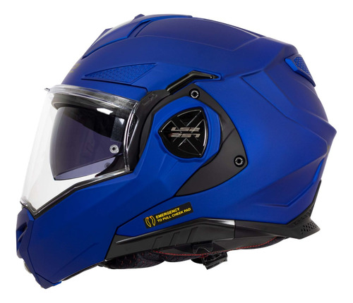 Casco Para Motocicleta Ls2  Advant X Solid Azul Titanio