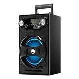 Parlante Portátil Bluetooth 6pp Led Radio Fm Karaoke 