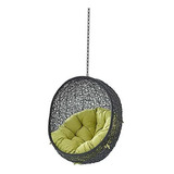 Silla De Hamacas, Sillón Columpio, Verde Negro, Moderno, Ext