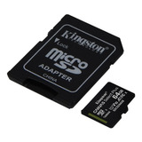 Tarjeta Memoria Kingston Canvas Plus Microsd 64gb 100mb/s