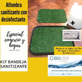 Kit Alfombra Sanitizante Con Desinfectante Isoclor P/5lts