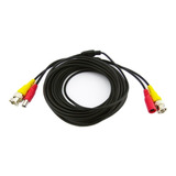 Cable Para Camara De Vigilancia, 10 Metros Bnc+dc Completo 