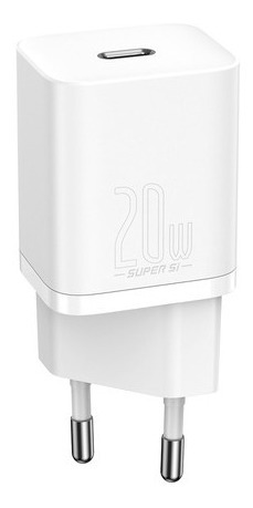 Baseus Super Si 1c Fast Wall Charger Usb Type C 20 W Blanco