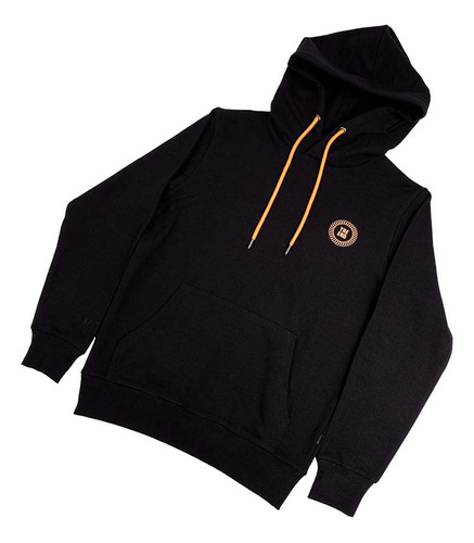 Polerón Niño Hoodie Spitfire Wheels Negro Naranjo