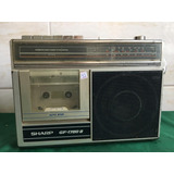 N°2134 Radio Gravador Sharp Gf 1780 B 3 Faixa- Não Funciona