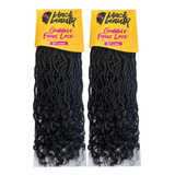 Cabelo Sintético Faux Locs Black Beauty 300 Gr - 2 Pacotes