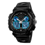 Reloj Digital Hombre Pulsera Gadnic Sumergible Cronometro