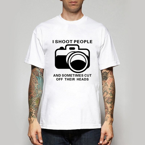 Playera Fotografia Mod 6 I Shoot People