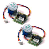 Kookye 2 X 28byj-48 Dc 5v Motor Paso A Paso + Uln Placa De .