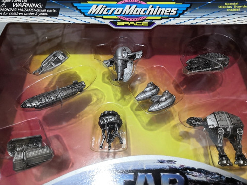 Micromachines Space Slave 1 Halcón Milenario Atat Tie Fighte