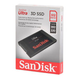 Ssd Sandisk 512gb Ultra 3d Sata 3