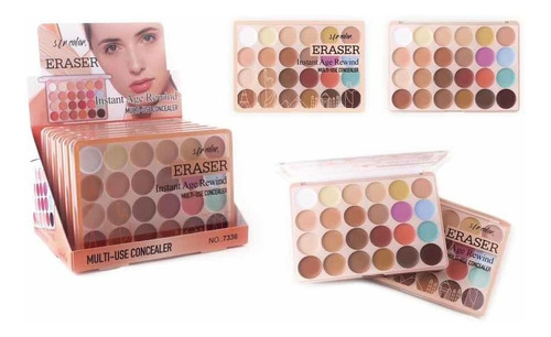 Corrector De Maquillaje Cremoso Paleta De 24 Colores