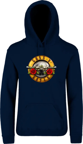 Sudadera Hoodie Guns And Roses Mod. 0124 Elige Color
