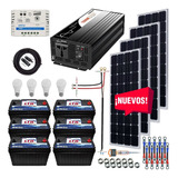 Kit Solar 3500 Watts Lth Inversor 1000w Onda Pura, Pwm Sd