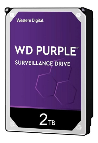 Disco Rígido Wd Purple Hd 2tb Para Cftv Wd20purz Intelbras